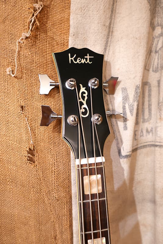Kent Model 833 Violin Bass Guitar 1968 Cherry Red | Reverb