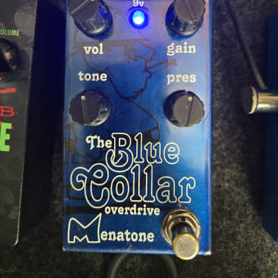 Reverb.com listing, price, conditions, and images for menatone-blue-collar-overdrive