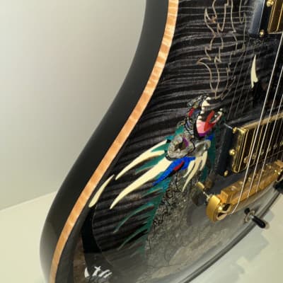 Rare Carlos Santana’s Personal Custom-Made PRS Dragon 2000 Guitar image 13