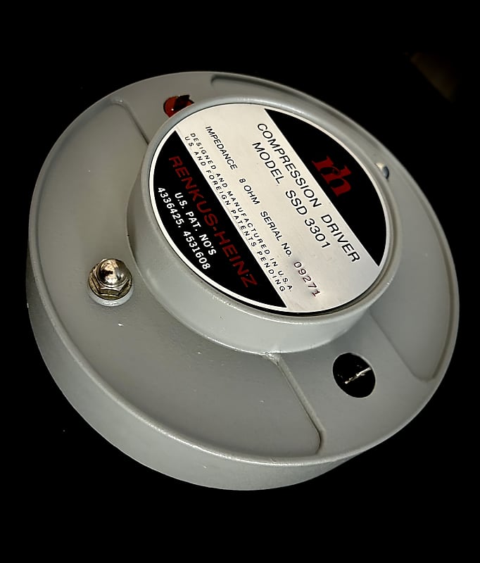 Renkus-Heinz Vintage SSD-3301 Midrange Compression Driver | Reverb