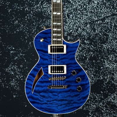 ESP USA Eclipse Semi Hollow Trans Cobalt Blue image 2