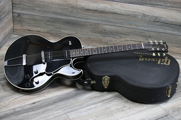 Gibson Memphis Limited ES-135 with P-90s Black | Reverb