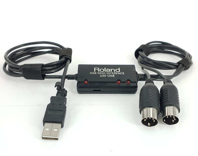 Roland USB MIDI INTERFACE "UMOne MK2" Audiointerface Adapter Reverb