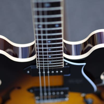 Heritage Standard Series H-530 Hollow Body Electric Guitar - Original Sunburst image 6