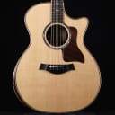 Taylor 814ce Acoustic-Electric Guitar - Natural with V-Class Bracing and Radiused Armrest