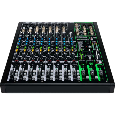 Mackie ProFX12v3 12-Channel Sound Reinforcement Mixer with Built-In FX + Dynamic Cardioid Handheld Microphones and Cables. image 3