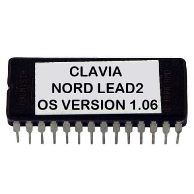Clavia Nord lead 2 - Final OS version 1.06 Eprom Rom for Rack and Keyboard