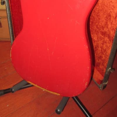 1968 Fender Mustang Red w/ Original Hard Case image 7