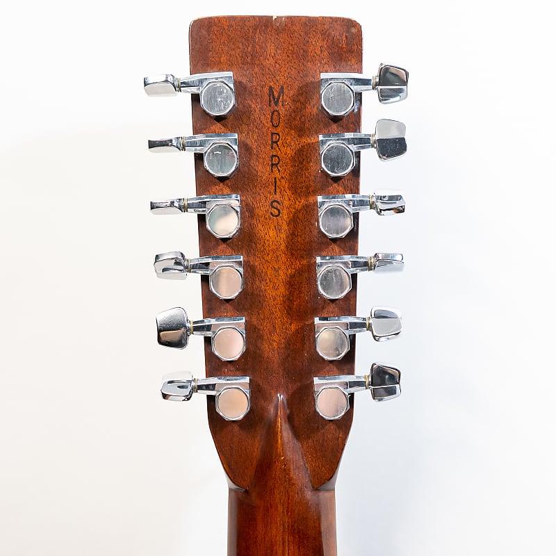 Morris ギター Morris B-60 12-String Dreadnought Acoustic Guitar with Case