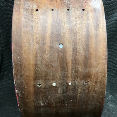 Ludwig 10” x 26” Super Classic Parade Drum Scotch Bass Drum Shell only 1960’s Natural Mahogany image 2