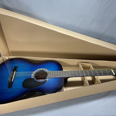 Rogue Starter Acoustic Guitar - Blue Burst | Reverb