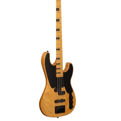 Schecter Model-T Session Bass Guitar Aged Natural Satin image 8