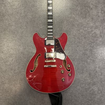 Ibanez AS93FM-TCD Artcore Expressionist 2018 - Present - Transparent Cherry Red image 1