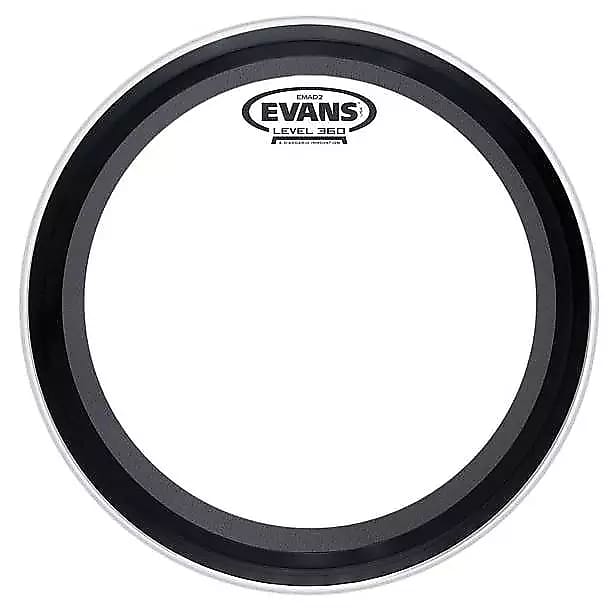 Evans BD18EMAD2 EMAD2 Clear Bass Drum Head - 18" image 1