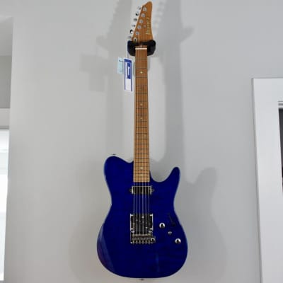 Ibanez Prestige AZS2200Q Electric Guitar w/ Case - Royal Blue Sapphire image 2