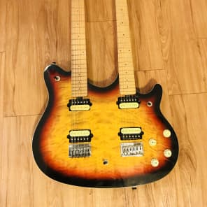 OLP by Ernie Ball Musicman MM612 Double Neck Sunburst | Reverb