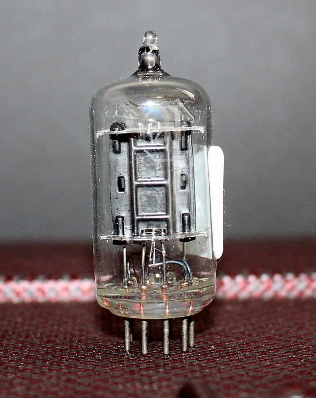 RCA 12AX7 ECC83 BLACK PLATE CROSSBAR D GETTER EXTREMELY RARE
