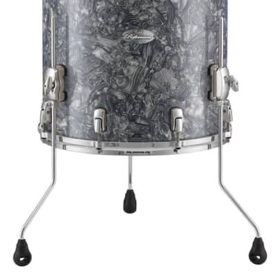 Pearl Music City Custom 14"x14" Reference Series Floor Tom VINTAGE BLUE SPARKLE RF1414F/C424 image 5