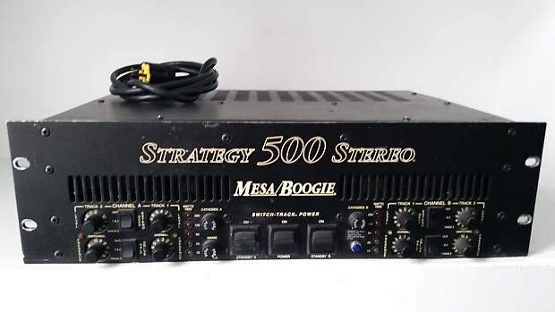 Mesa/Boogie STRATEGY 500 STEREO パワーアンプ Mesa Boogie Strategy 500 | Reverb