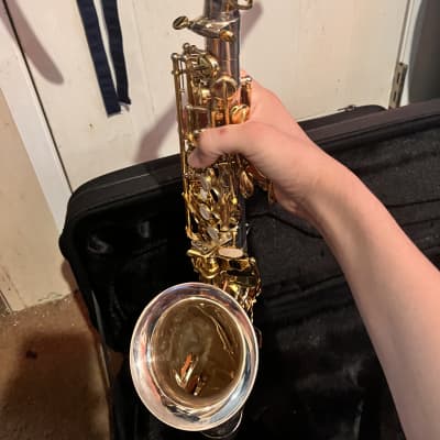 Jupiter JAS110 Eb Intermediate Alto Saxophone Silver/Gold image 25