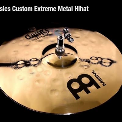 Meinl Classics Custom Extreme Metal Hi Hat Cymbals 14 image 2