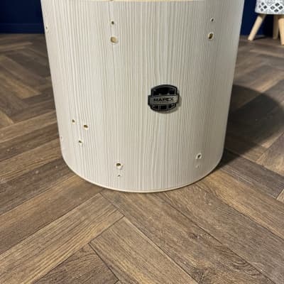 Mapex Mars Tom Drum Shell 16”x14” Bare Wood Project / Bonewood #MR9 image 1