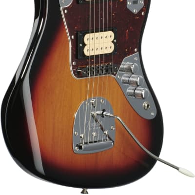 Fender Kurt Cobain Jaguar Electric Guitar, with Rosewood Fingerboard (with Case), 3-Color Sunburst image 4