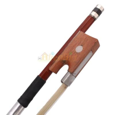 Natural Basswood Full Size 4/4 Acoustic Violin Set With Case + Bow + Rosin image 3