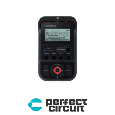 Roland R-07-BK Portable High-Resolution Audio Recorder | Reverb