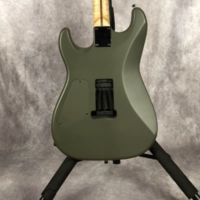Wayne Guitars (Formerly Charvel) Super Strat Est 2000 - Flat Green image 7