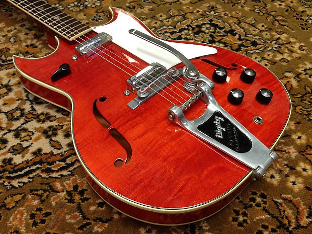 Kay Red Devil K-592 1960's (Just Serviced) Factory Bigsby w Kay Red Devil K-592 1960's (Just Serviced) Factory Bigsby w