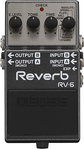 Boss RV-6 Digital Reverb Guitar Effects Pedal(New) image 1