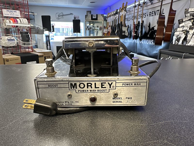 ギター MORLEY POWER WAH BOOST PWB Morley Power Wah PWB from 1970s - Silver | Reverb
