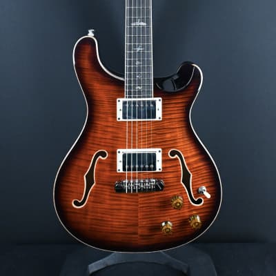PRS SE Hollowbody II Piezo Orange Tiger Smokeburst #744 image 2