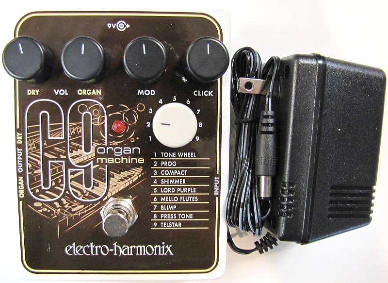 Used Electro-Harmonix EHX C9 Organ Machine (C 9) Guitar Effects Pedal image 1