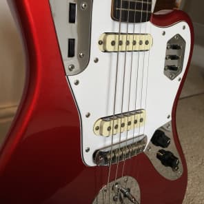 Fender Japan FSR Jaguar (matching Headstock) - 1999-2002 - Candy Apple Red - Stunning image 2