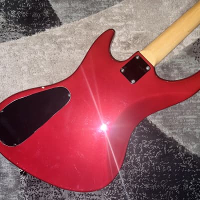 Guild Pilot 1986 - Candy Apple Red Bass Guitar W/Bartolini Bridge Pickup image 10