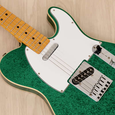 2013 Fender Telecaster Custom TL52B Green Sparkle w/ Upgrades, Japan MIJ image 7