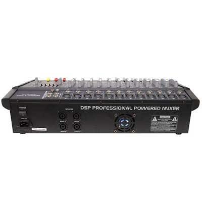 LandSlide 8P - 8 Channel DSP Professional Powered Mixer