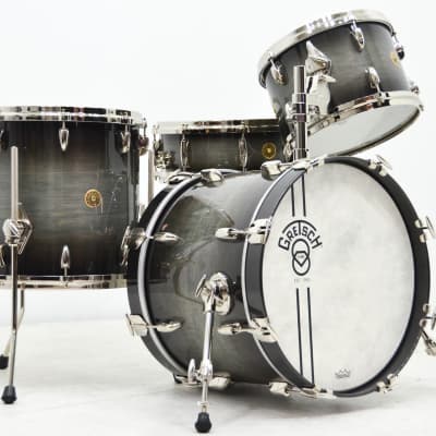 Gretsch Pbg Usa Custom Piano Black Gloss Rock Kit | Reverb