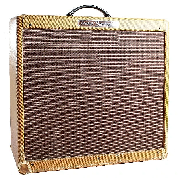 Fender Bandmaster 5E7 Narrow Panel 26-Watt 3x10" Guitar Combo 1955 - 1960 image 1