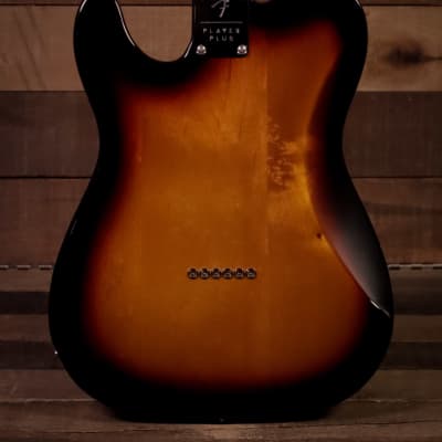 Fender Player Plus Telecaster, Maple FB, 3 Color Sunburst, Deluxe Bag image 2