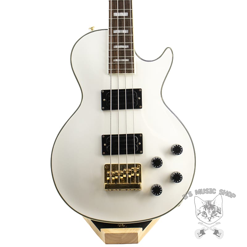 Used Grass Roots by ESP G-LB-48C White Electric Bass