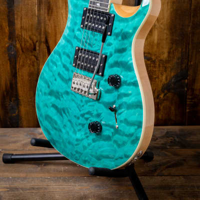 PRS SE Custom 24 Quilt - Turquoise image 4