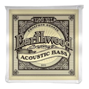 Ernie Ball 2070 Earthwood Acoustic Bass Strings, .045 - .095