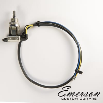 Emerson Custom Short Straight Switchcraft Prewired 3-Way Toggle Switch image 2