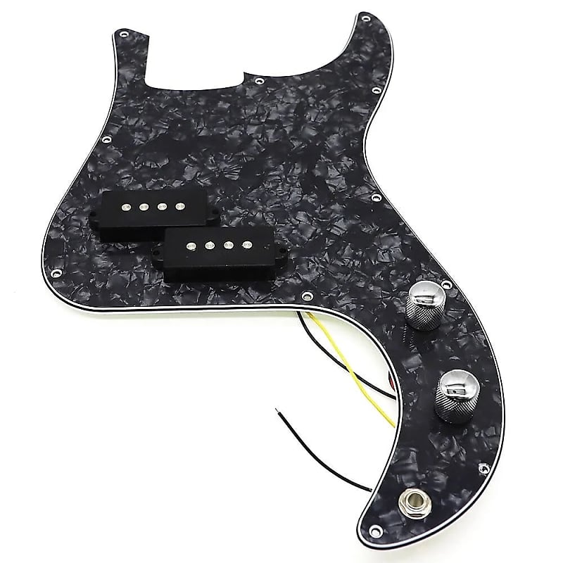 Black Pearl P Bass Prewired Loaded Pickguard Reverb