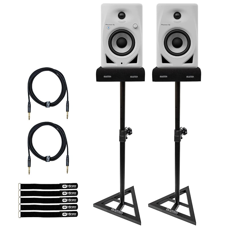 Pioneer DJ DM-40D-W ホワイト Pioneer DJ DM-40D-W 4-inch Desktop Active Monitor Speaker