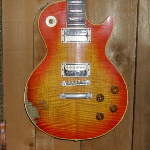 Gibson Les Paul 1968 conversion to 59 specs   Cherry Sunburst image 1