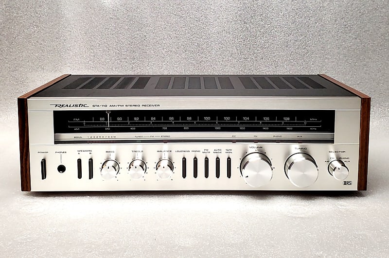 Vintage Realistic STA-110 AM/FM Stereo Receiver | Reverb